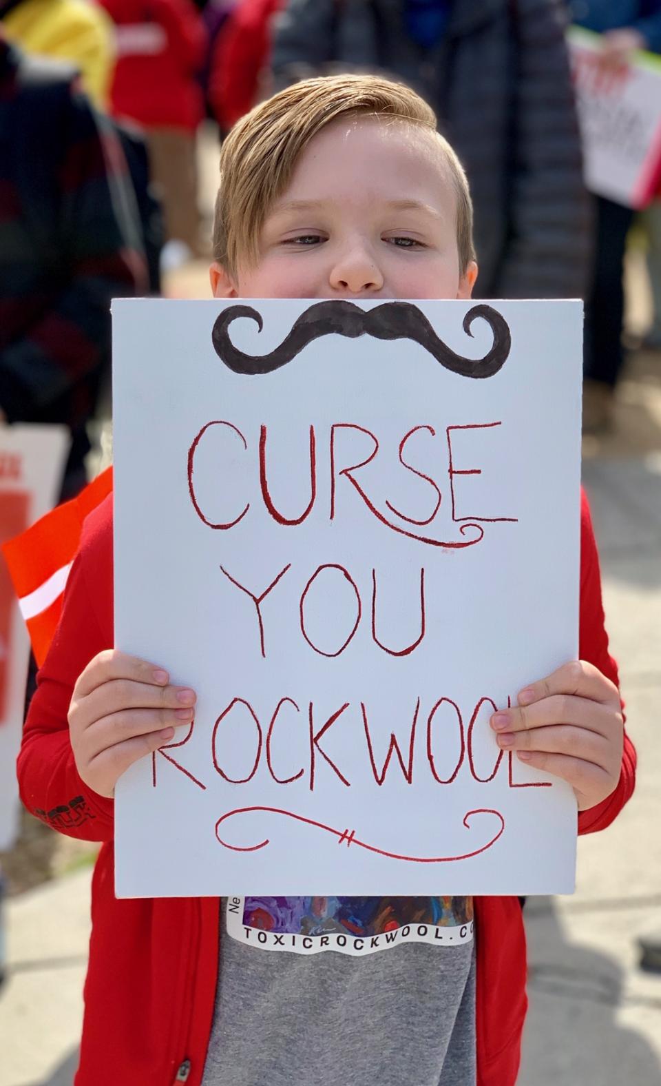 Demonstration ved den danske ambassade i Washington, D.C.