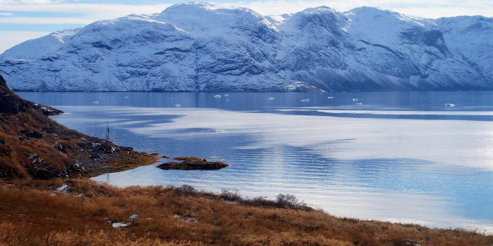  Site in Narsaq where remains have been found from the beginning of Norse settlement in Greenland 